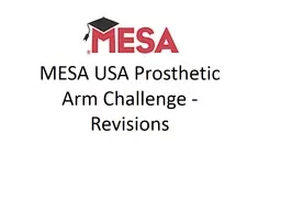 PPT-MESA USA Prosthetic Arm