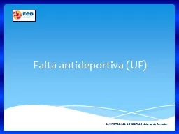 Falta antideportiva (UF)