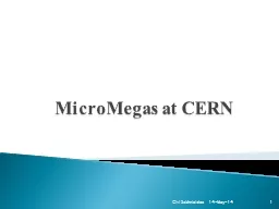 MicroMegas at CERN Givi Sekhniaidze