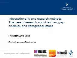 Biphob Intersectionality and research methods: