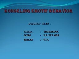 PPT-KONSELING EMOTIF BEHAVIOR