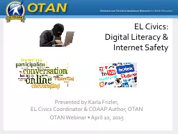 EL Civics:   Digital Literacy &