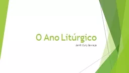 O Ano Litúrgico Jamil Cury