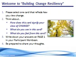 Please select one card that reflects how you view change.