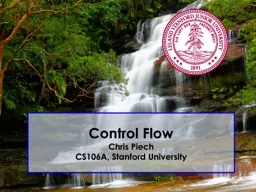 Control Flow Chris Piech