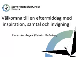 Moderator Angeli Sjöström Hederberg