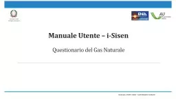 Manuale Utente –  i-Sisen