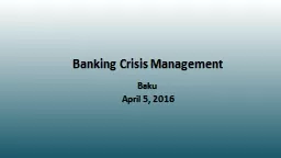 Banking   Crisis Management