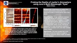 Probing the Depths of Jupiter’s Atmosphere using Juno’s