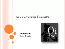 PPT-Acupuncture Therapy Dallas Dooley