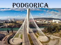 PODGORICA TERITORIJA GRADA PODGORICE