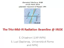 PPT-The THz÷Mid-IR Radiation