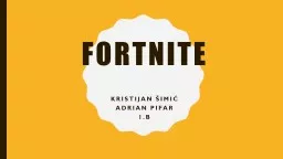 Fortnite KRISTIJAN Šimić