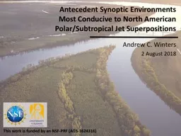 Antecedent Synoptic Environments