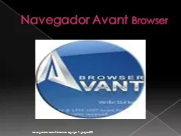 Navegador  Avant   Browser