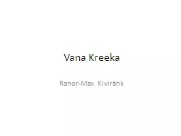 Vana Kreeka Ranor-Max Kivirähk