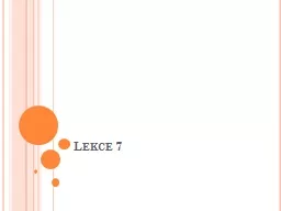 Lekce 7 Opakování slovesa