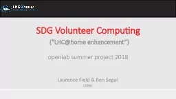 SDG Volunteer Computing