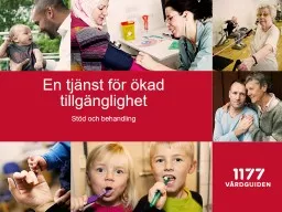 En tjänst för ökad tillgänglighet