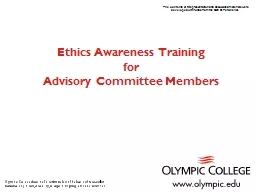 Ethics Awareness Training