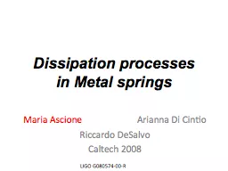 Dissipation   processes