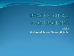 PENGENDALIAN (CONTROLLING)