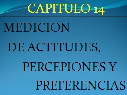 DE ACTITUDES, PERCEPIONES Y