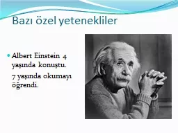 PPT-Bazı özel yetenekliler