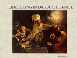 PPT-Einleitung in das Buch Daniel