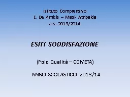 Istituto Comprensivo  E. De