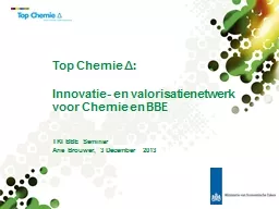 Top Chemie  Δ : Innovatie- en valorisatienetwerk