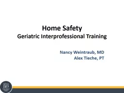 PPT-Home Safety Geriatric Interprofessional Training