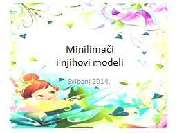 PPT-Minilimači i njihovi modeli