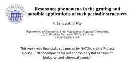 Resonance phenomena in the grating and possible applications of such periodic structures