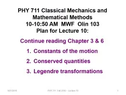 9/21/2018 PHY 711  Fall 2018 -- Lecture 10