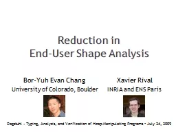 PPT-Reduction in End-User Shape Analysis