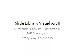 PPT-Slide Library Visual Art II