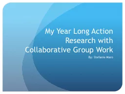 My Year Long Action Research with Collaborative Group Work