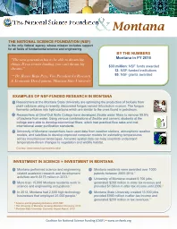 BY THE NUMBERS Montana in FY 2016