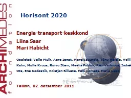 Horisont 2020 Energia-transport-keskkond