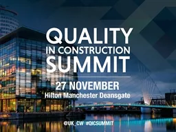 Quality in Construction Summit