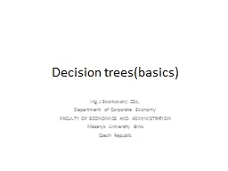 Decision   trees ( basics