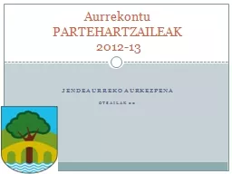 JENDEAURREKO AURKEZPENA OTSAILAK 20