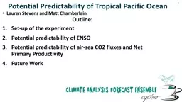 Potential Predictability of Tropical Pacific Ocean