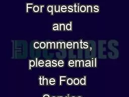 AUGUSTINE PREP LUNCH For questions and comments, please email the Food Service Director