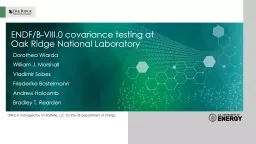 ENDF/B-VIII.0 covariance testing at Oak Ridge National Laboratory
