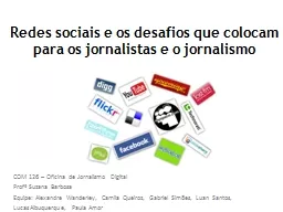 Redes  sociais  e os  desafios