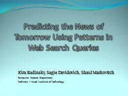 Predicting  the News of Tomorrow Using Patterns