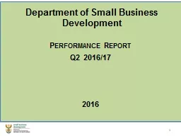 Department of Small Business Development