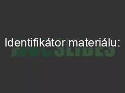 PPT-Identifikátor materiálu: